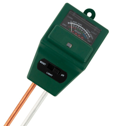TG60492 měřič kyselosti, tester pH a vlhkosti půdy „Słońca“ 3 v 1