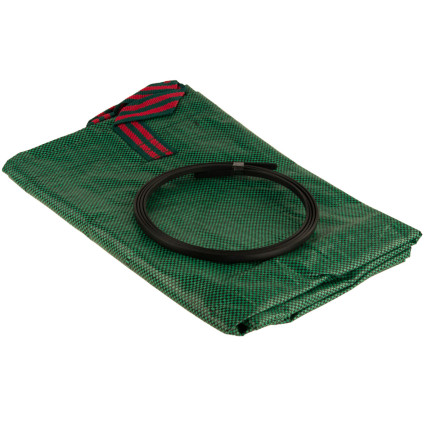 Tm-00315 zahradní pytel 120 l, velký koš na listí a odpad s uchy, multifunkční