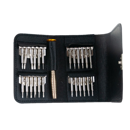 TG60646 multifunkční šroubovák, přesné šroubováky 25 v 1, torx, imbus, křížové bity + pouzdro