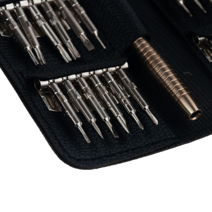 TG60646 multifunkční šroubovák, přesné šroubováky 25 v 1, torx, imbus, křížové bity + pouzdro