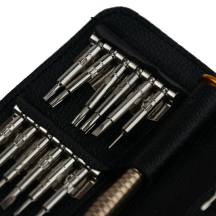 TG60646 multifunkční šroubovák, přesné šroubováky 25 v 1, torx, imbus, křížové bity + pouzdro