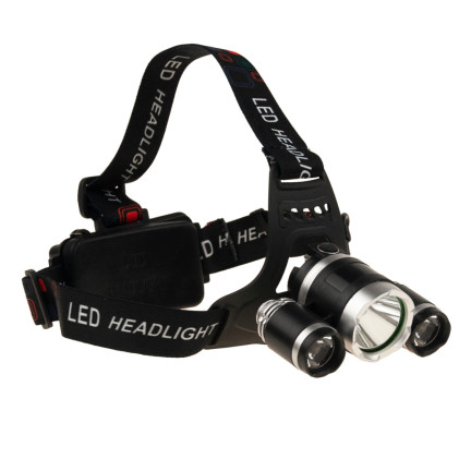 TG63200 čelovka LED se zoomem, Cree XML T6, výkon, 2 akumulátory + 2 nabíječky