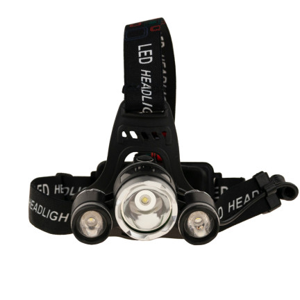 TG63200 čelovka LED se zoomem, Cree XML T6, výkon, 2 akumulátory + 2 nabíječky