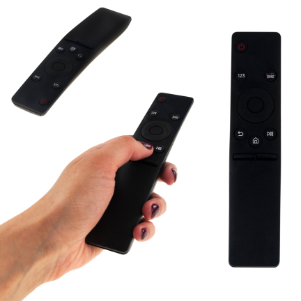 TG63280 – univerzální dálkový ovladač Samsung pro chytré televizory HD, UHD a 4K, černý, bez programování