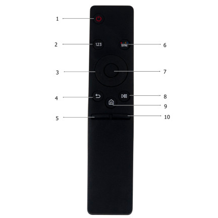 TG63280 – univerzální dálkový ovladač Samsung pro chytré televizory HD, UHD a 4K, černý, bez programování