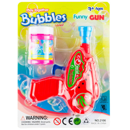 TG63365 automatická pistole na mýdlové bubliny + tekutina na mýdlové bubliny