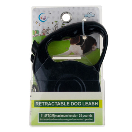 TG63398 automatický vodítko pro psy a kočky, 3 m, páska 11 kg, roztažitelné, Flexy