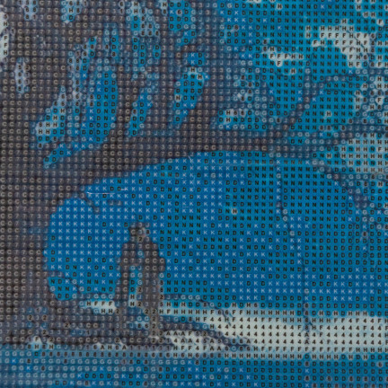 TG64203-16 diamantová výšivka, 3D malba diamanty – měsíc