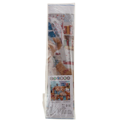 TG64203-4 diamantová výšivka, 3D malování diamanty – medvídci