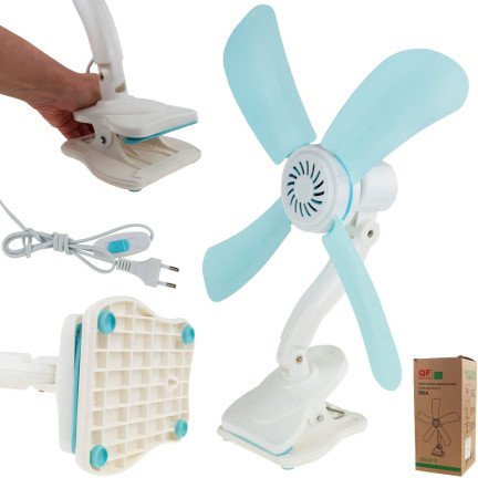 TG64412 STOLNÍ VENTILÁTOR S KLIPEM KANCELÁŘSKÝ VENTILÁTOR ČESKY