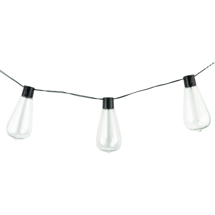 TG64622 solární LED girlanda, zahradní řetěz ve stylu loft, dekorativní, solární panel