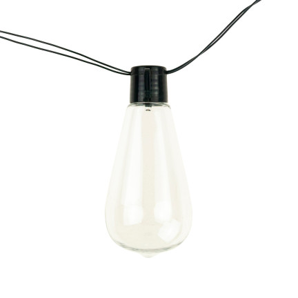 TG64622 solární LED girlanda, zahradní řetěz ve stylu loft, dekorativní, solární panel