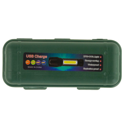 TG64636 taktická LED svítilna s zoomem, dioda Cree Q5, s USB + pouzdro