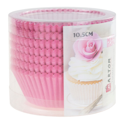 TG64643-1 formičky na muffiny, 150 ks, růžové papírové košíčky na muffiny, 7 cm