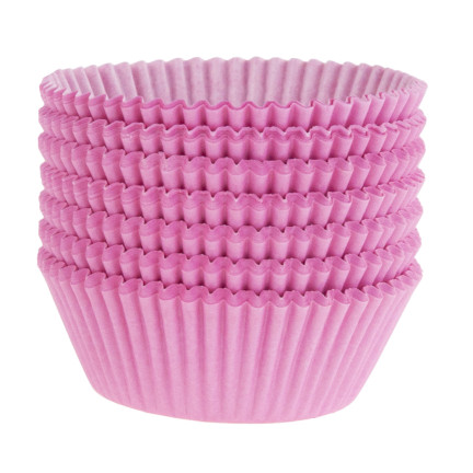 TG64643-1 formičky na muffiny, 150 ks, růžové papírové košíčky na muffiny, 7 cm