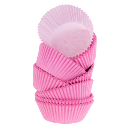 TG64643-1 formičky na muffiny, 150 ks, růžové papírové košíčky na muffiny, 7 cm
