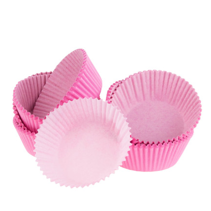 TG64643-1 formičky na muffiny, 150 ks, růžové papírové košíčky na muffiny, 7 cm