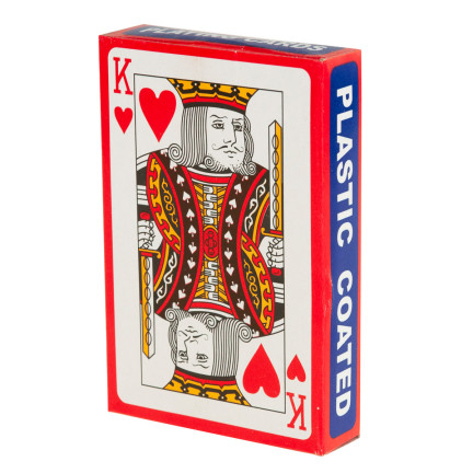 TG64679 POKEROVÉ HRACÍ KARTY BALÍČEK POTAHOVANÝCH KARET SADA 54 KS. TRADIČNÍ