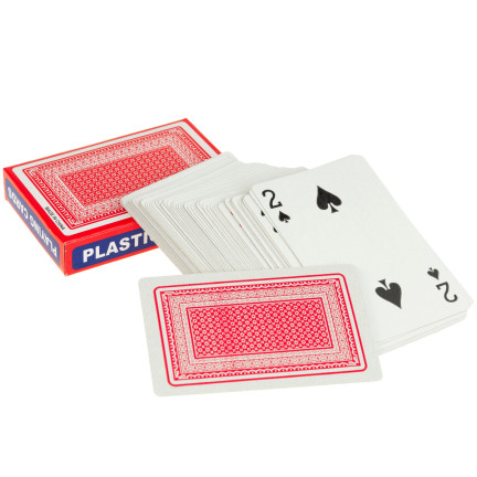 TG64679 POKEROVÉ HRACÍ KARTY BALÍČEK POTAHOVANÝCH KARET SADA 54 KS. TRADIČNÍ
