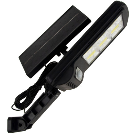 TG64680 solární lampa COB, pouliční lampa se 120 LED diodami, venkovní osvětlovací panel