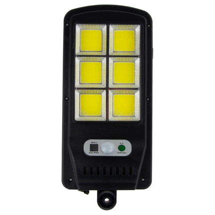 TG64680 solární lampa COB, pouliční lampa se 120 LED diodami, venkovní osvětlovací panel