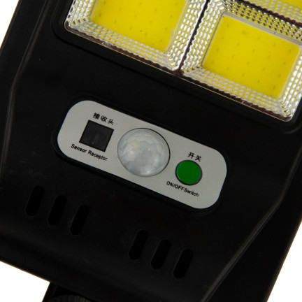 TG64681 LED pouliční lampa, solární svítidlo, 120 LED + dálkové ovládání