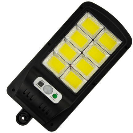 TG64681 LED pouliční lampa, solární svítidlo, 120 LED + dálkové ovládání