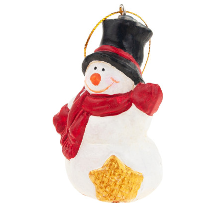 TG65964 vánoční ozdoba, figurka, přívěsek: vánoční ozdoby – Santa Claus, sněhulák, anděl, sob