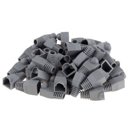TG66225 krytka síťového konektoru RJ45, rj-45, 50 ks, gumové krytky, sada, nástavec