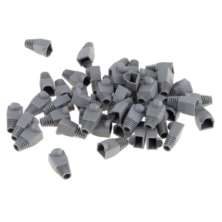TG66225 krytka síťového konektoru RJ45, rj-45, 50 ks, gumové krytky, sada, nástavec