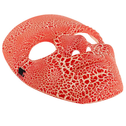 Ďábelská maska, červená, halloweenský kostým, s gumičkou, univerzální