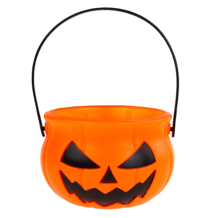 TG66295 – kbelíček, nádoba na sladkosti, halloweenský kbelíček s motivem dýně