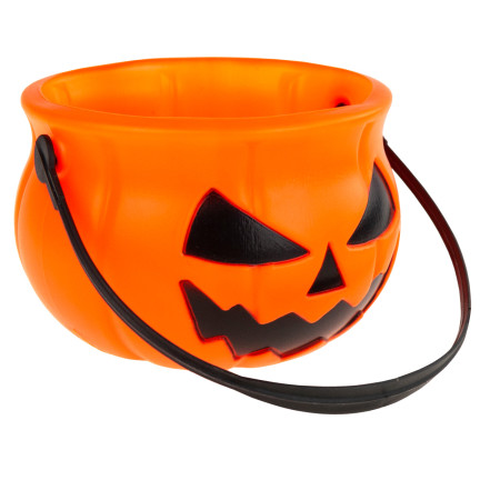 TG66295 – kbelíček, nádoba na sladkosti, halloweenský kbelíček s motivem dýně