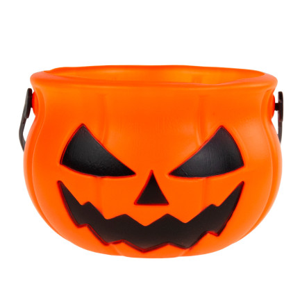 TG66295 – kbelíček, nádoba na sladkosti, halloweenský kbelíček s motivem dýně