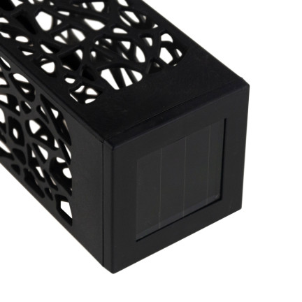 TG66760 solární zahradní lampa, prolamovaná LED lucerna k zapíchnutí