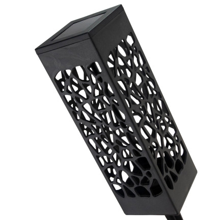 TG66760 solární zahradní lampa, prolamovaná LED lucerna k zapíchnutí