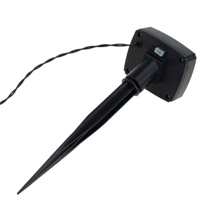 TG66774 solární zahradní lampa, ratan, ratanové LED lampičky (4 ks), solární zapichovací sloupek