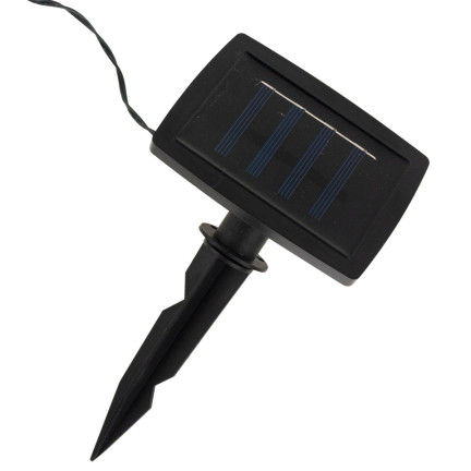 TG71398-2 SOLÁRNÍ LAMPA GIRLANDA 20LED 5M ZAHRADNÍ LAMPA PRO BALKONOVÝ ŘETĚZEC STUDENÉ SVĚTLO