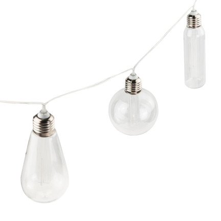 TG66778 solární lampa, zahradní LED girlanda, loftový světelný řetěz, solární žárovky