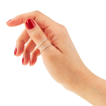 TG66797 prsteny, sada stříbrných prstenů, snubní prsteny