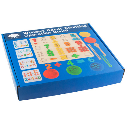 TG67012 dřevěná montessori skládačka pro výuku matematiky