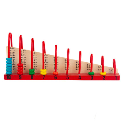 TG67018 počítadlo pro výuku počítání, tradiční dřevěné korálky, Montessori