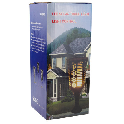 TG67269 solární lampa, LED pochodeň 3 v 1, zapichovací lucerna, nástěnné svítidlo, svítilna