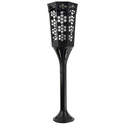 TG67269 solární lampa, LED pochodeň 3 v 1, zapichovací lucerna, nástěnné svítidlo, svítilna