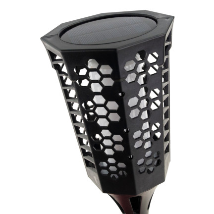 TG67269 solární lampa, LED pochodeň 3 v 1, zapichovací lucerna, nástěnné svítidlo, svítilna
