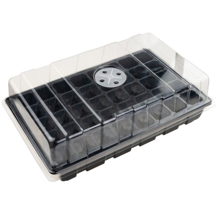 TG71789 mini skleník, pařeniště pro klíčení, klíčička, sazenice + ventilace, 40 komor