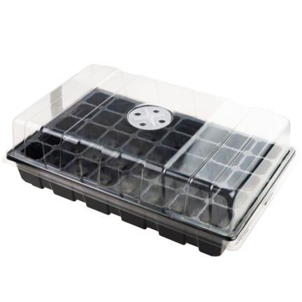 TG71789 mini skleník, pařeniště pro klíčení, klíčička, sazenice + ventilace, 40 komor