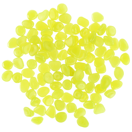 TG67713-4 svítící kamínky, fluorescenční kamínky, 100 kusů, dekorativní