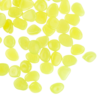 TG67713-4 svítící kamínky, fluorescenční kamínky, 100 kusů, dekorativní