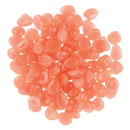 TG67713-6 svítící kamínky, fluorescenční kamínky, 100 kusů, dekorativní